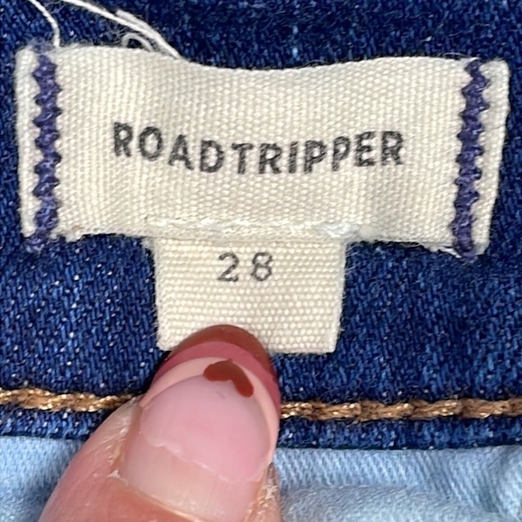 Madewell Roadtripper Jeans in Jansen Wash High Rise Stretch Skinny Sz 28 - Picture 9 of 14